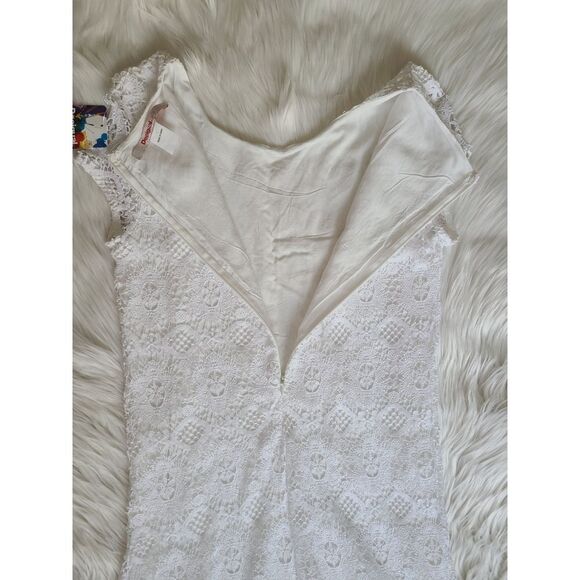 NWT|Desigual Vest Cadaques Lace Butterfly Embroidered Dress, EU 44, US 10 - Picture 7 of 9